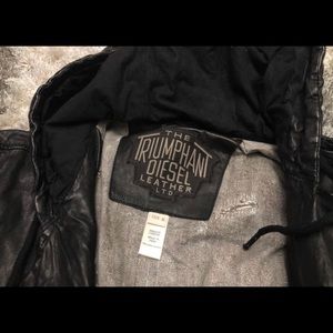 Diesel leather jacket men’s